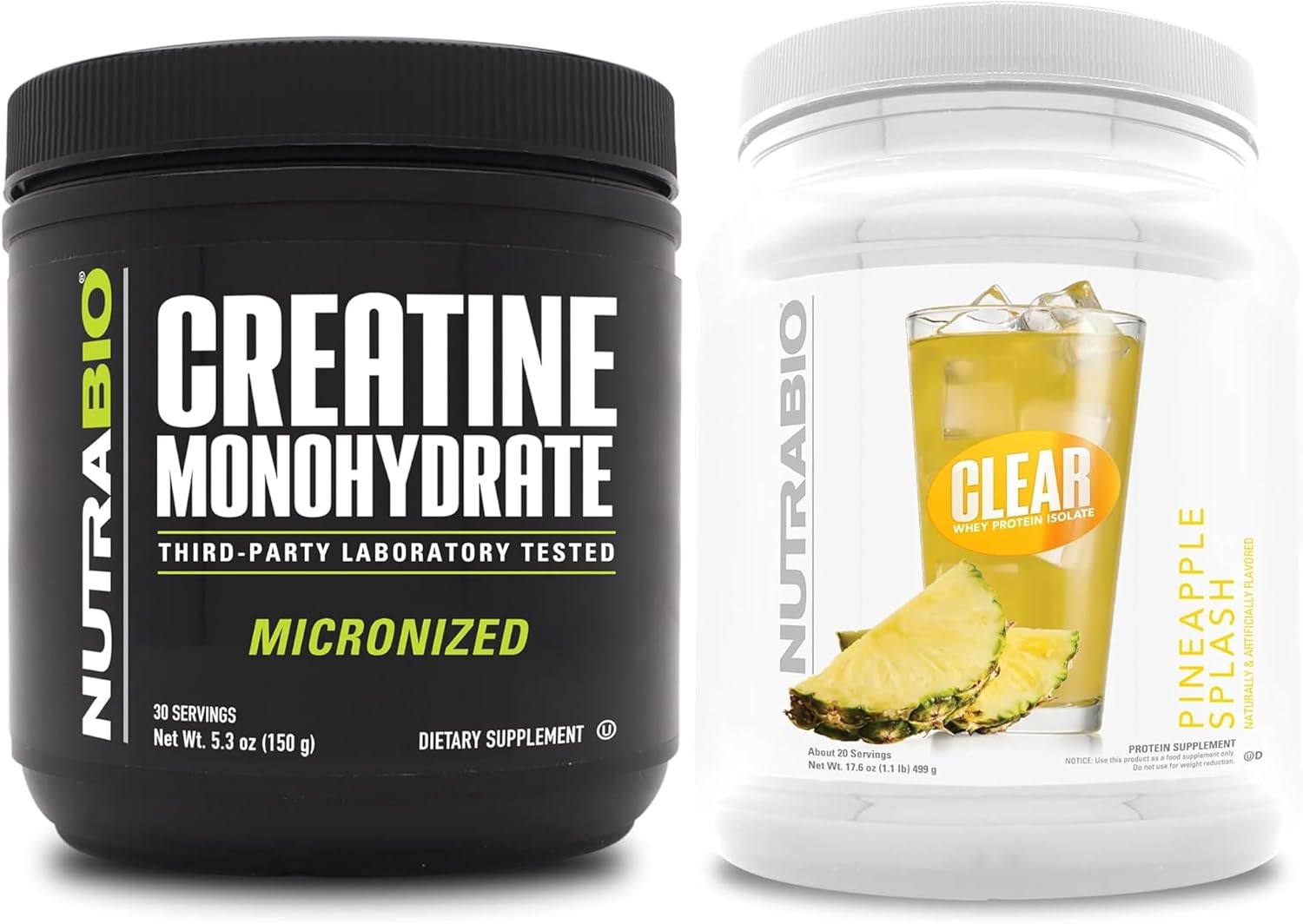 bundle-nutrabio-creatine-monohydrate-150g-clear-whey-protein-isolate-pineapple-splash-for-muscle-energy-growth-recovery-strength-1
