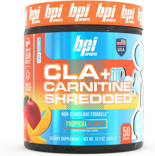 bpi-sports-cla-carnitine-shredded-tropical-mango-drink-mix---supports-lean-muscle-fat-loss---141-oz-50-servings-1