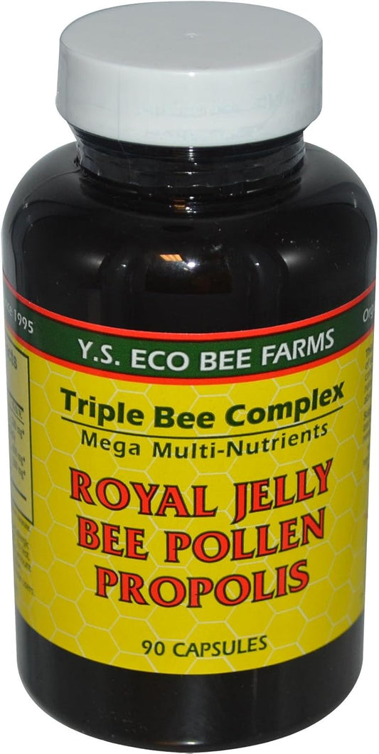 organic-triple-bee-complex-royal-jelly-bee-pollen-by-ys-eco-bee-farms-1