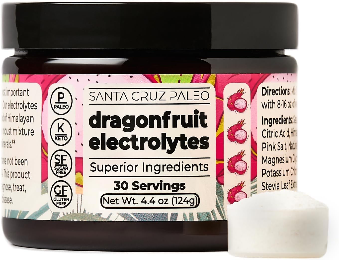 santa-cruz-dragonfruit-paleo-electrolyte-powder---sugar-free-30-servings-with-himalayan-sea-salt-magnesium-potassium-5