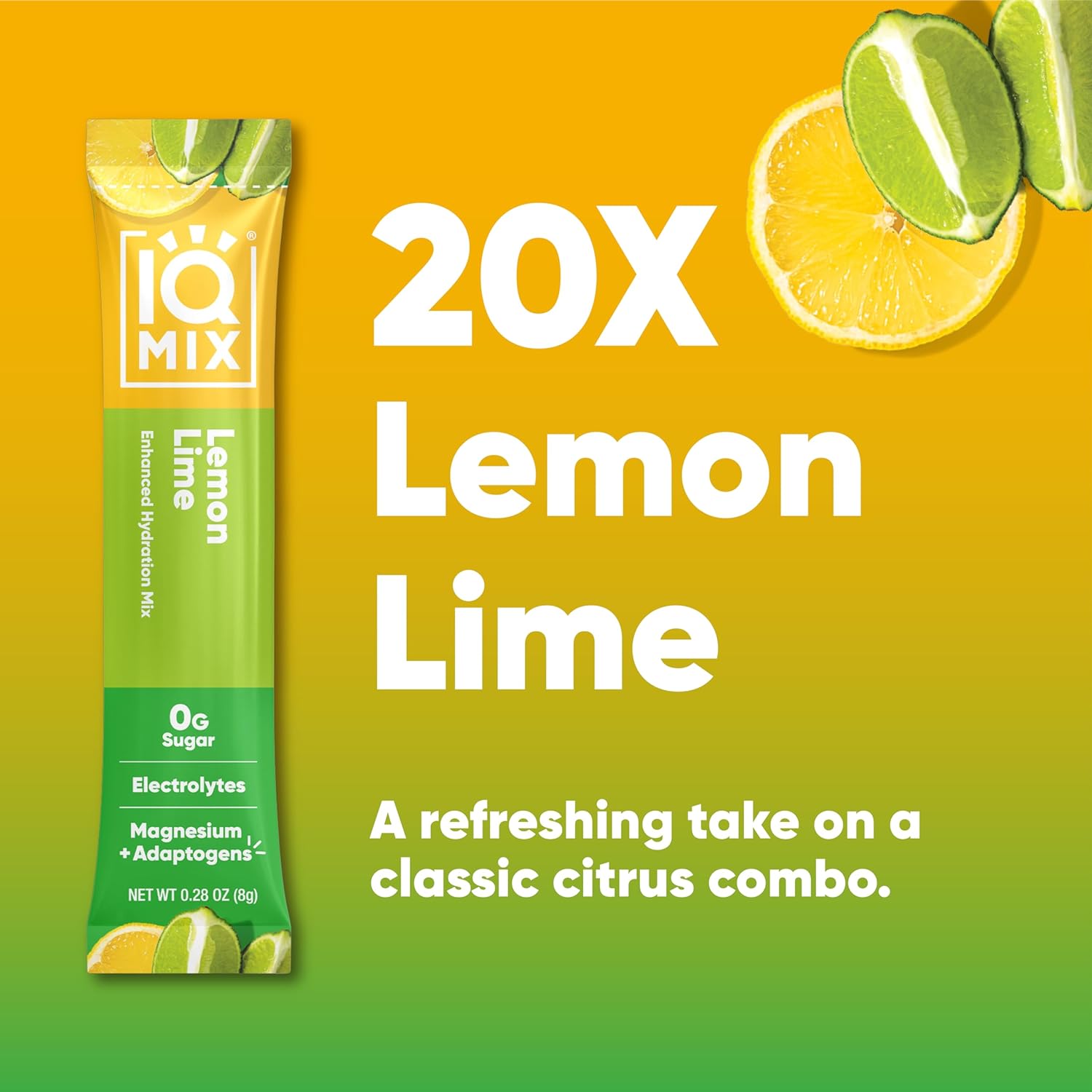 iqbar-iqmix-electrolyte-powder-packets---sugar-free-hydration-drink-mix-with-keto-electrolytes-lions-mane-magnesium-and-potassium---lemon-lime-flavor-20-pack-3