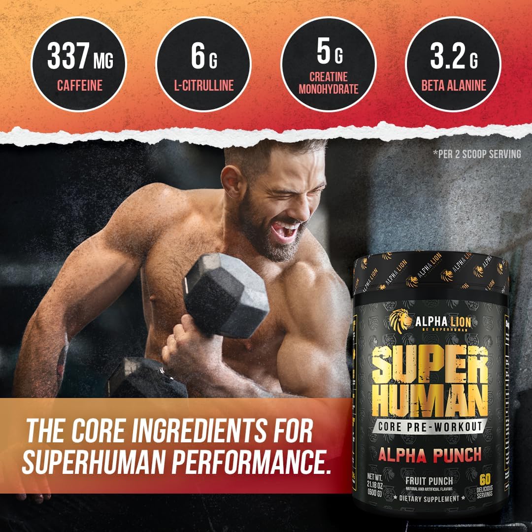 alpha-lion-core-pre-workout-powder---performance-boost-with-creatine-beta-alanine-l-citrulline-and-tri-source-caffeine---alpha-punch-flavor---60-servings-5
