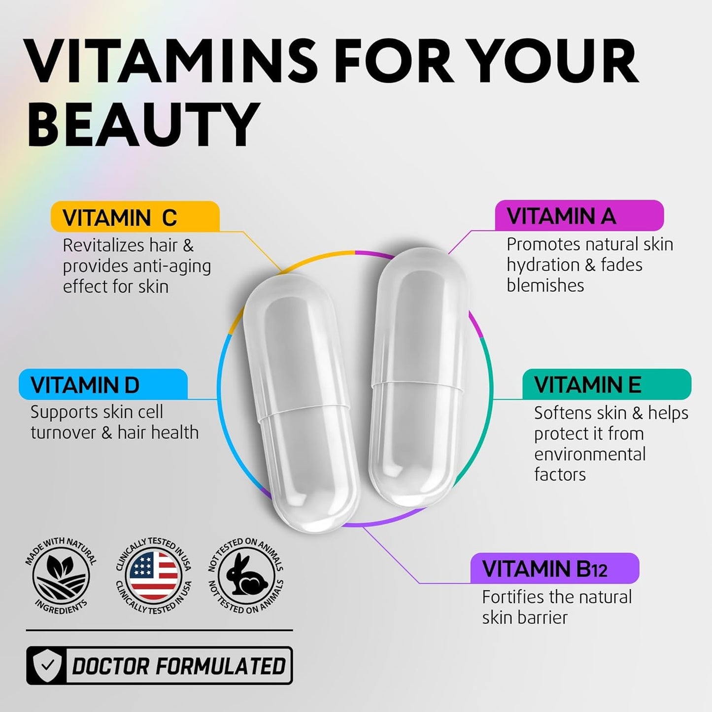 biotin-10000-mcg-supplement-with-collagen-keratin-for-hair-growth---hair-skin-and-nails-vitamins-for-men-women---promotes-healthy-regrowth-skin-glow-nail-repair---120-capsules-6