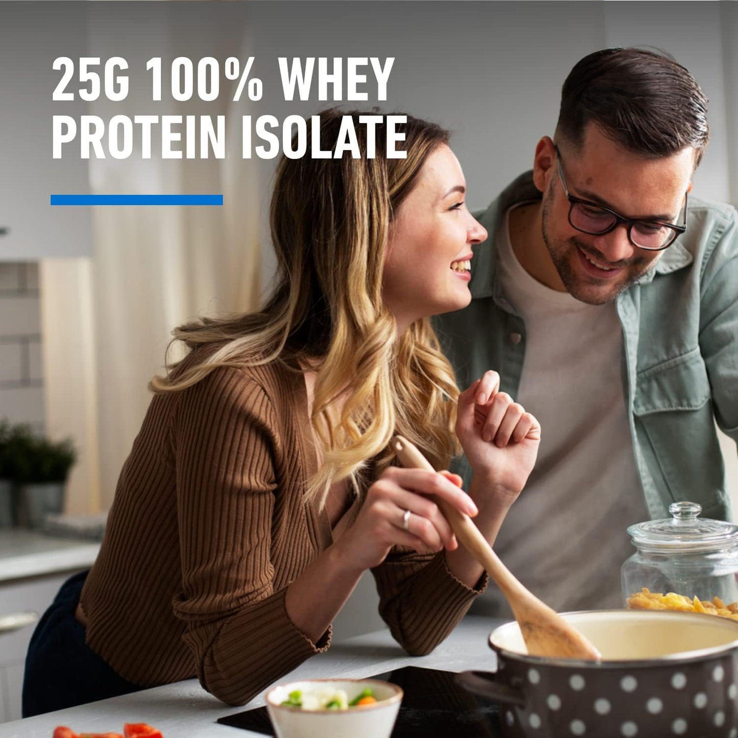 Isopure Zero Carb Whey Isolate Protein Powder - Creamy Vanilla, 25g Protein Per Serving, 3 Lbs, 44 Servings, Lactose & Gluten Free with Vitamins - Espot.com.au