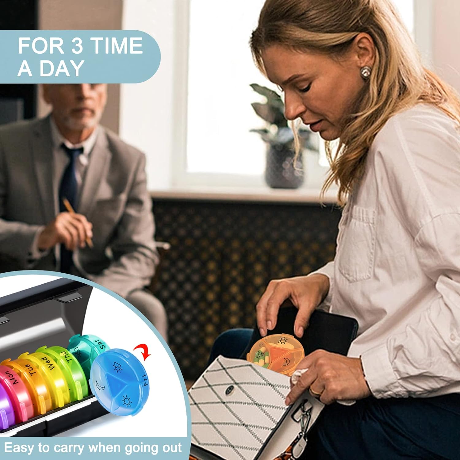 chrxbei-weekly-pill-organizer-with-large-compartments-for-vitamins-and-supplements---bpa-free-medicine-container-for-3-times-a-day-7-days---black-6