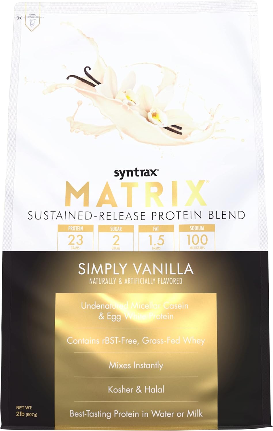 syntrax-nutrition-matrix-simply-vanilla-sustained-release-protein-blend-2-lb---premium-quality-protein-supplement-for-long-lasting-energy-and-muscle-recovery-1