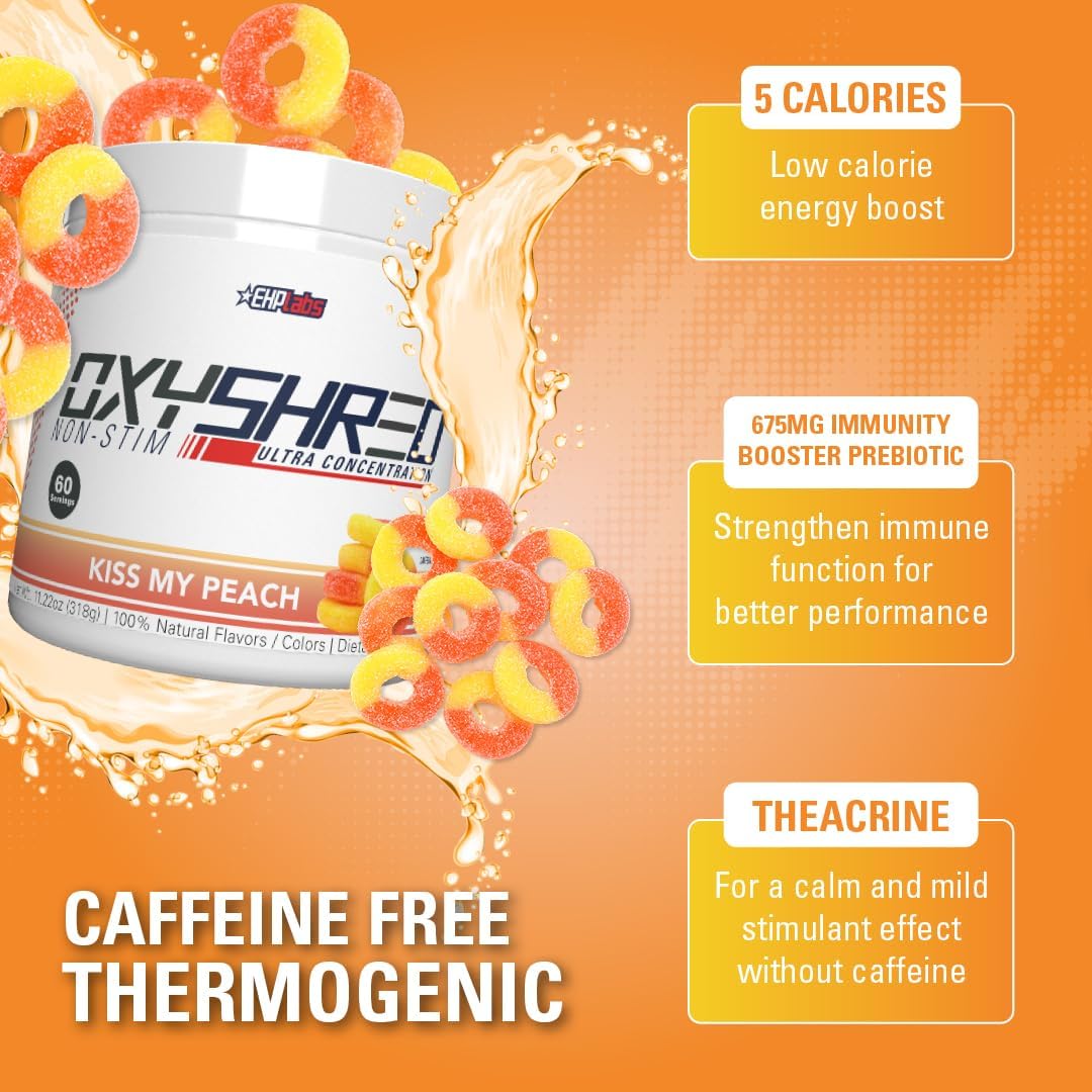 ehp-labs-oxyshred-non-stimulant-peach-pre-workout-powder---caffeine-free-l-glutamine-acetyl-l-carnitine-blend-for-men-women---60-servings-4