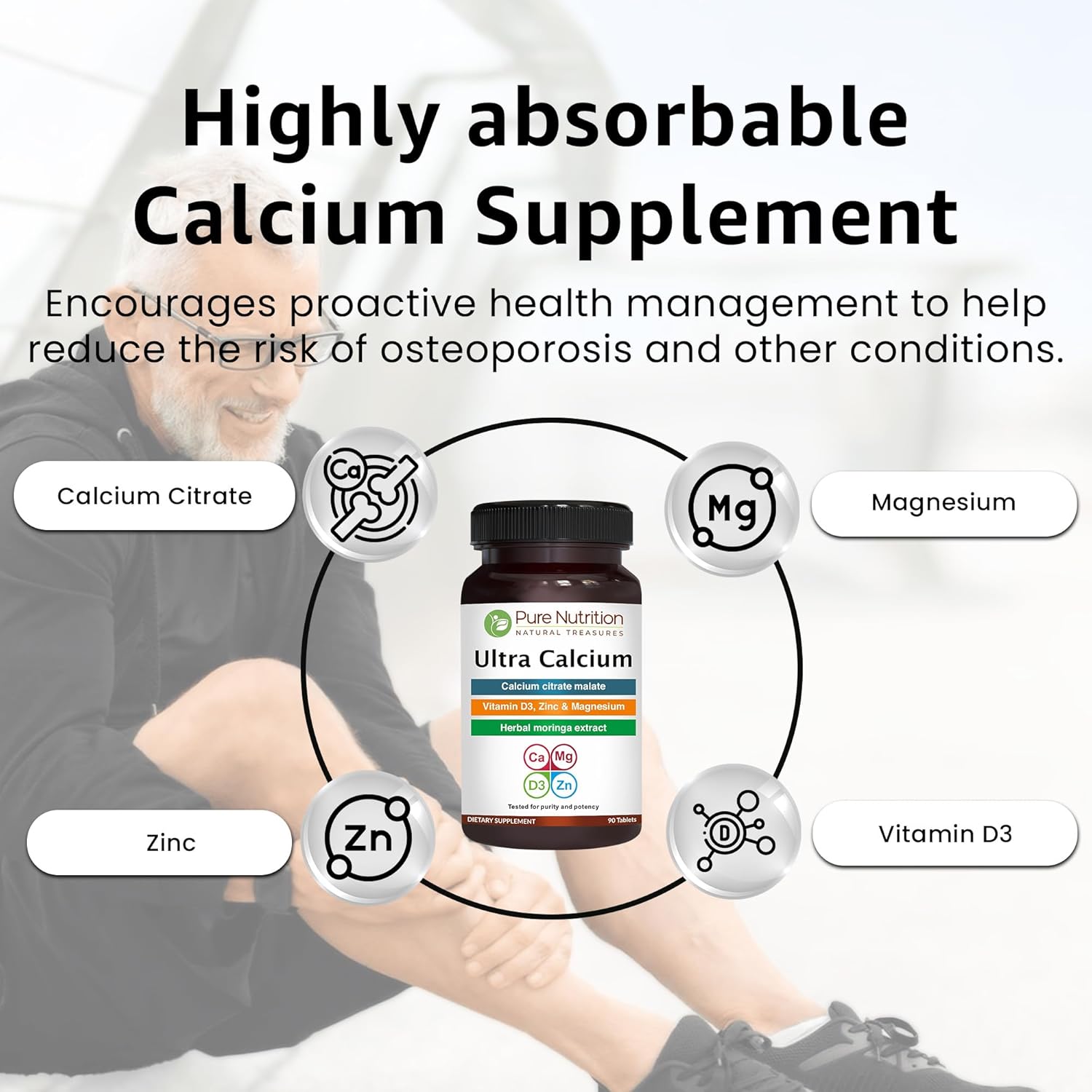 pure-nutrition-ultra-calcium-citrate-1000mg---highly-absorbable-calcium-supplement-with-vitamin-d-zinc-and-magnesium---90-vegetarian-tablets---non-gmo-and-gluten-free-5