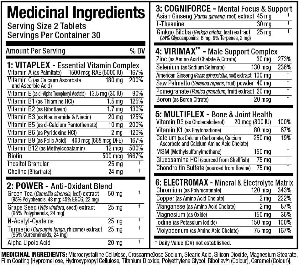 allmax-vitaform-mens-premium-multivitamin---60-tablets-six-complexes-vitamin-c-d3-zinc---30-servings-3