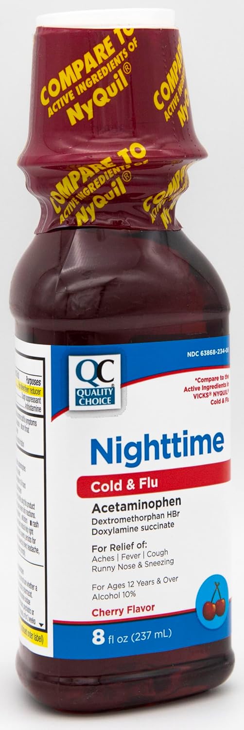 nighttime-cold-and-flu-relief-liquid-cherry-flavor-8oz---3-pack---acetaminophen-pain-reliever---high-quality-choice-7