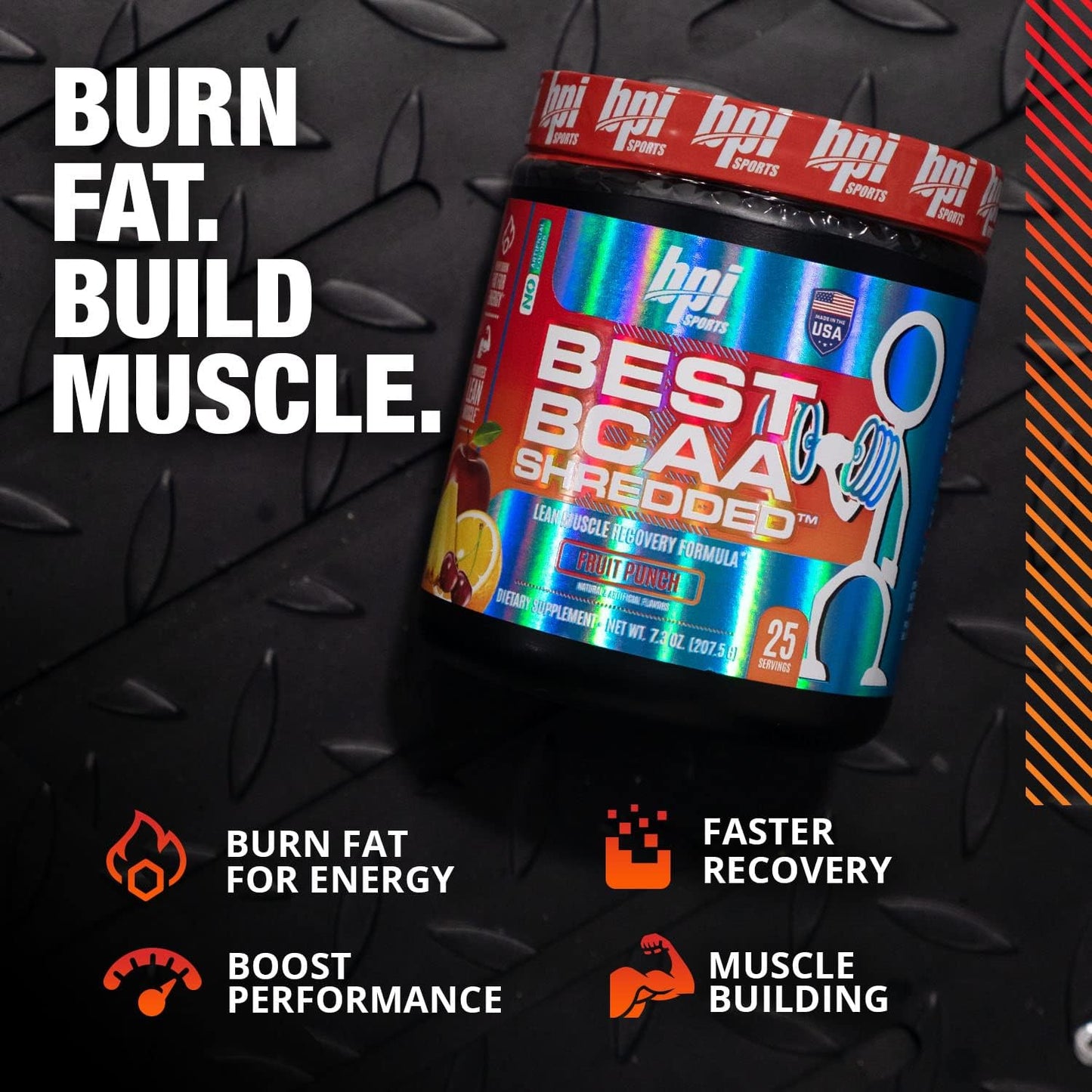 bpi-sports-best-bcaa-shredded-fruit-punch---caffeine-free-thermogenic-recovery-powder-for-lean-muscle-building-weight-loss-and-hydration---25-servings-97-oz-6