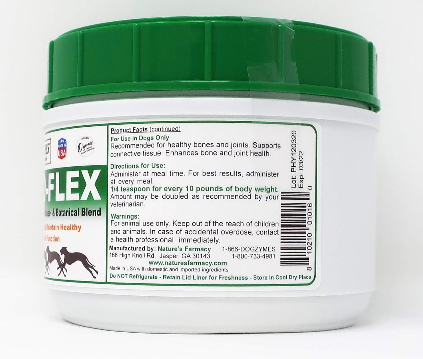 dogzymes-phyto-flex---joint-supplement-for-dogs-with-glucosamine-chondroitin-msm-and-hyaluronic-acid---1-pound-3