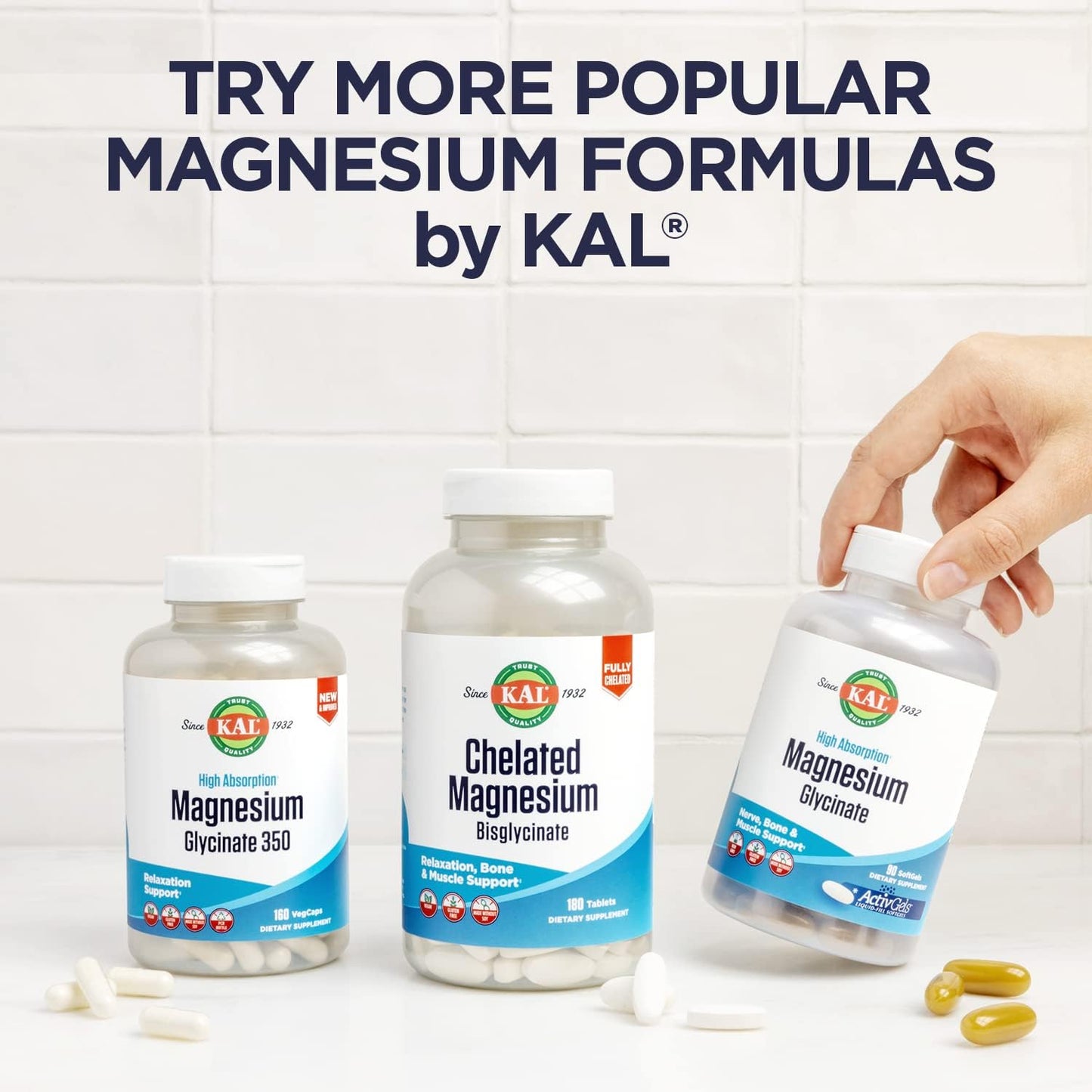 Vitamin D3 and Magnesium Glycinate Supplement with BioPerine for Enhanced Absorption, Muscle and Bone Health Support, Immune Support, Non-GMO and Gluten Free, 45 Servings, 90 VegCaps - Espot.com.au