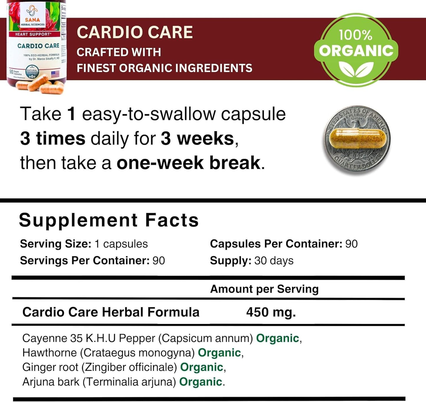 Organic 15-Day Full Body Detox Supplement with Liver Cleanse & Artery Plaque Removal - Dr. Marco Sikaffy's All-Natural Wellness Formula - Easy-to-Swallow Capsules for Colon Cleanse - Espot.com.au
