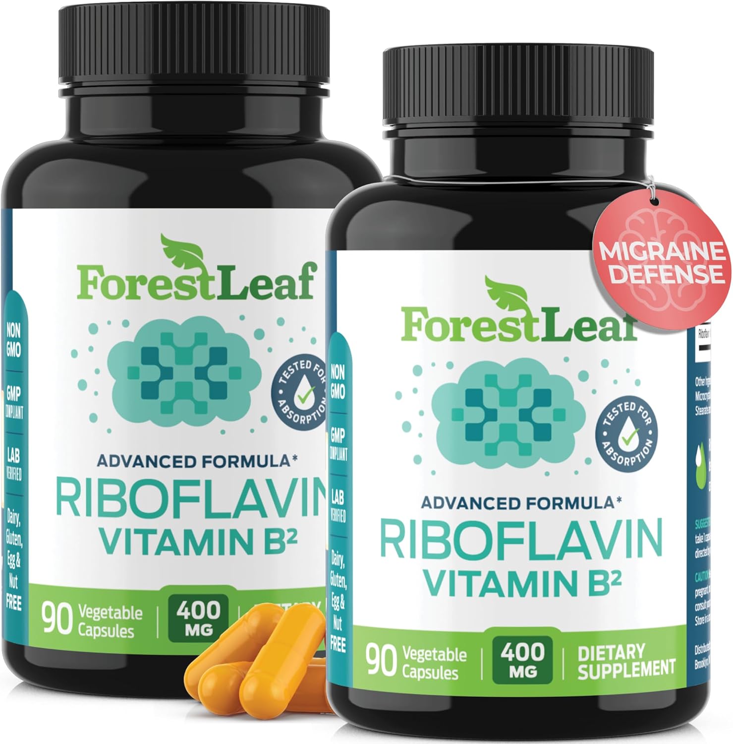 forestleaf-vitamin-b2-riboflavin-400mg-capsules---energy-skin-cellular-health-support---nervous-system-boost---non-gmo-gluten-free---90-count-x-2-pack---b2-vitamin-supplement-1