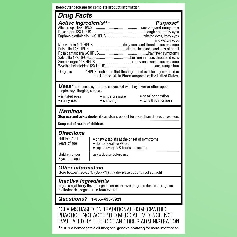 organic-acai-berry-flavored-kids-allergy-relief-chewables---non-drowsy-homeopathic-decongestant-medicine-for-children---60-tablets-6