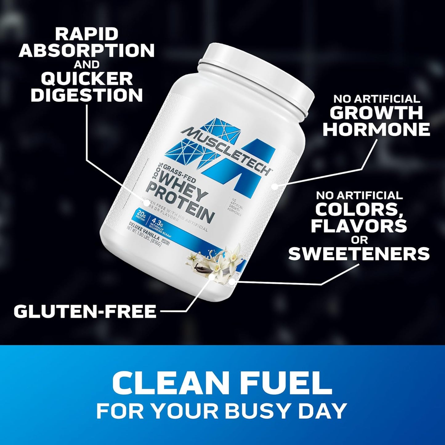 deluxe-vanilla-grass-fed-whey-protein-powder---18lb---supports-muscle-gain-recovery---20g-protein-for-women-men---non-gmo-gluten-free---ideal-for-smoothies-shakes-3