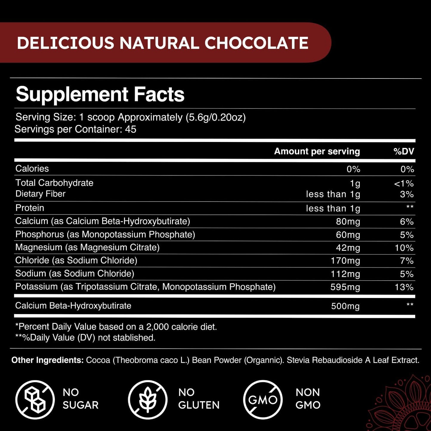 Ketone-Enhanced Fasting Chocolate Electrolyte Supplement with No Sugar Salt - Hydration Drink Mix for Fasting - FSTN Brand - Espot.com.au