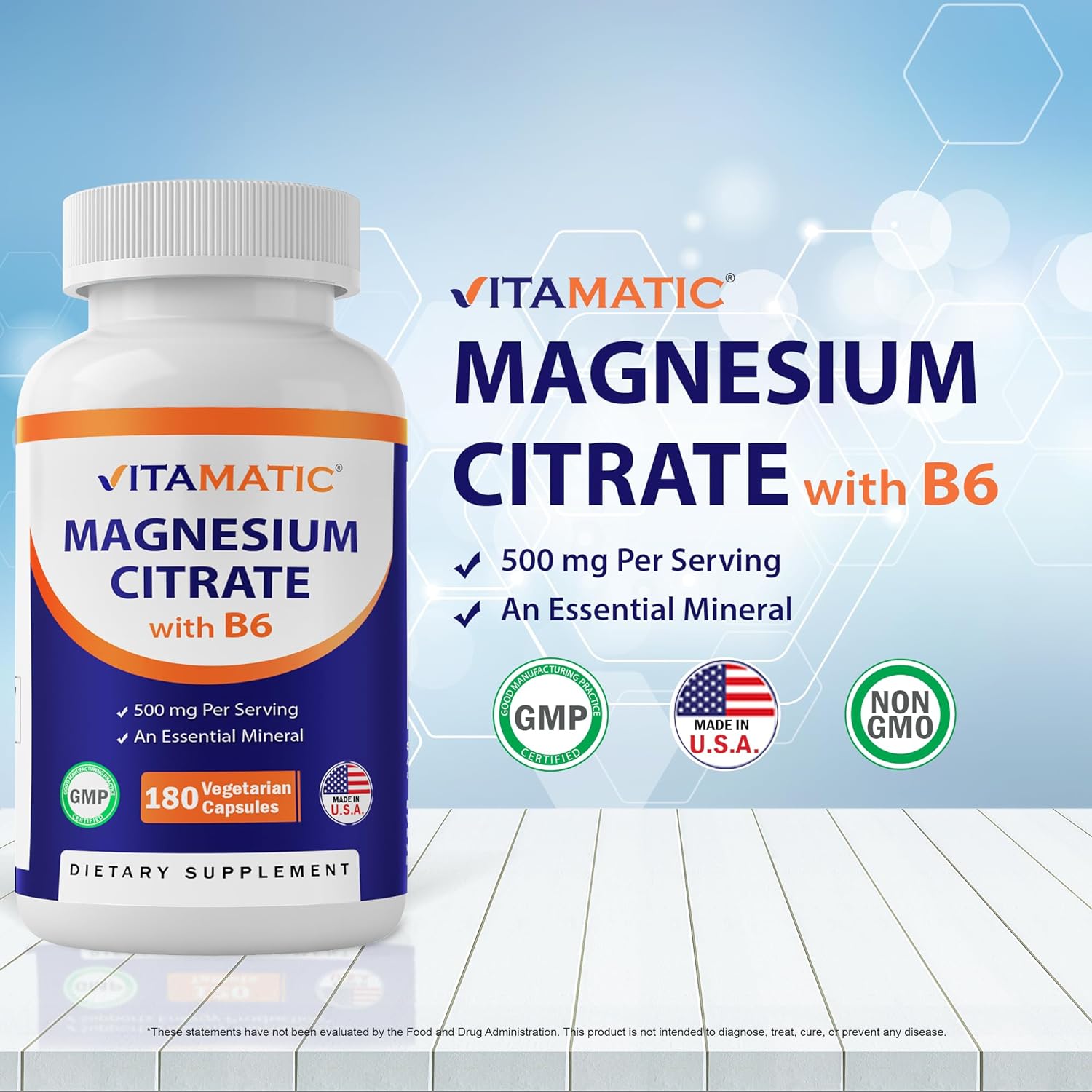 180-vegetarian-capsules-of-vitamatic-magnesium-citrate-with-500mg-per-serving---enhanced-with-b6-for-maximum-absorption---promotes-muscle-joint-and-heart-health---150-mg-elemental-magnesium-per-serving-3