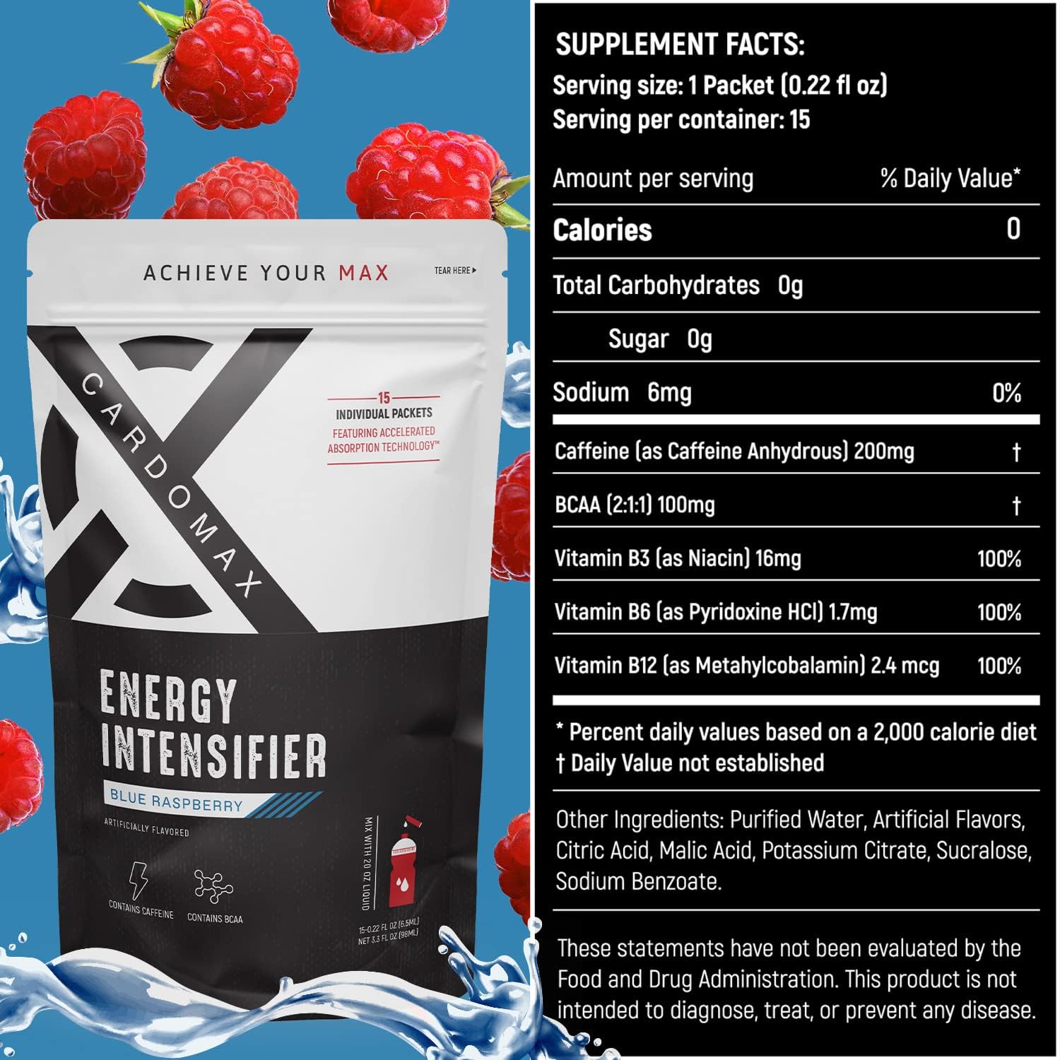 cardomax-energy-intensifier---blue-raspberry-liquid-energy-boost-with-200mg-caffeine-bcaa-vitamin-b12-b6-b3---keto-vegan-sugar-free---no-calories-4