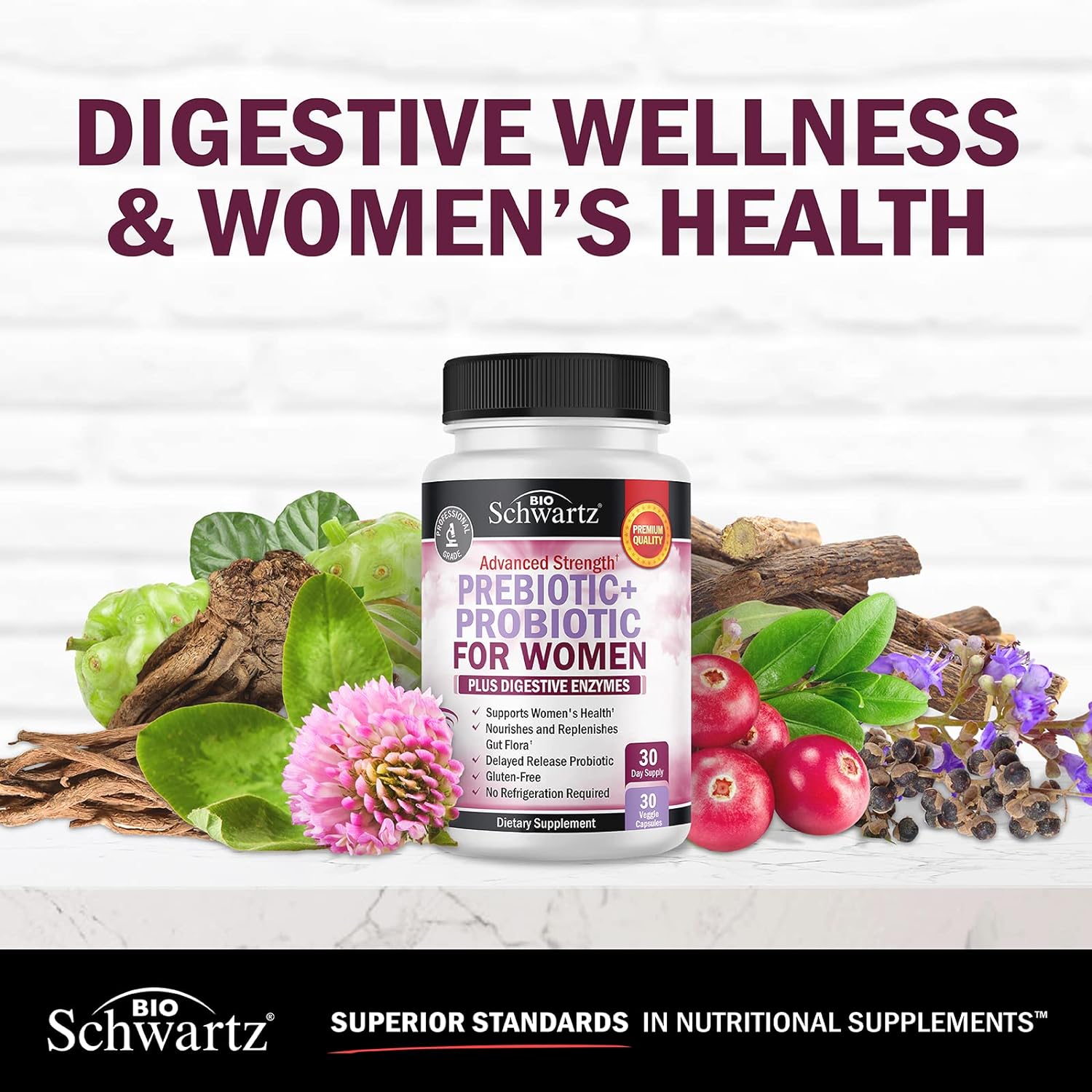 womens-prebiotic-probiotic-supplement-for-gut-vaginal-immune-health---with-black-cohosh-red-clover---whole-food-digestive-enzymes---lactobacillus-probiotic-capsules---30-count-5