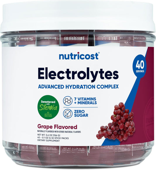 nutricost-electrolytes-complex-grape-flavored-stickpacks---enhanced-hydration-formula-1
