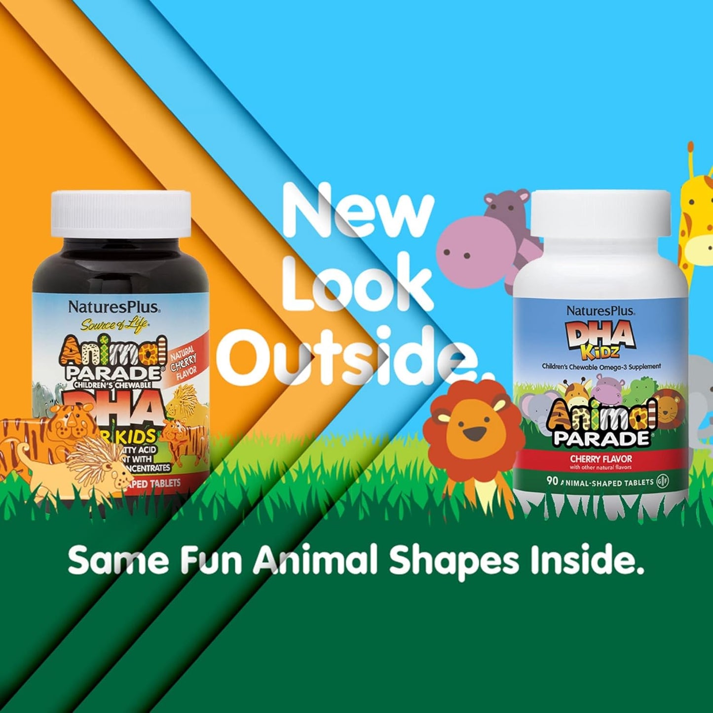 natures-plus-animal-parade-dha-childrens-chewables---natural-cherry-flavor---omega-3-fatty-acid-supplement---gluten-free---90-chewables-2
