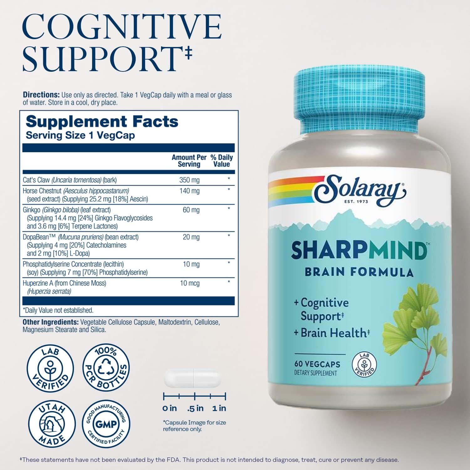 solaray-sharpmind-cognitive-support-formula-with-ginkgo-leaf-l-dopa-huperzine-a---brain-mood-and-memory-support---60-vegcaps-2
