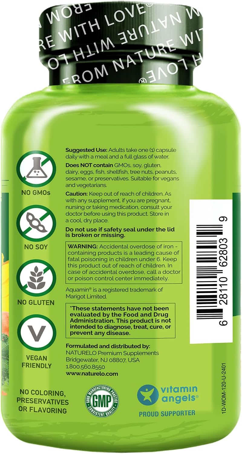 naturelo-one-daily-womens-multivitamin---energy-support---whole-food-supplement-for-hair-skin-nails---non-gmo---gluten-free---120-capsules-4