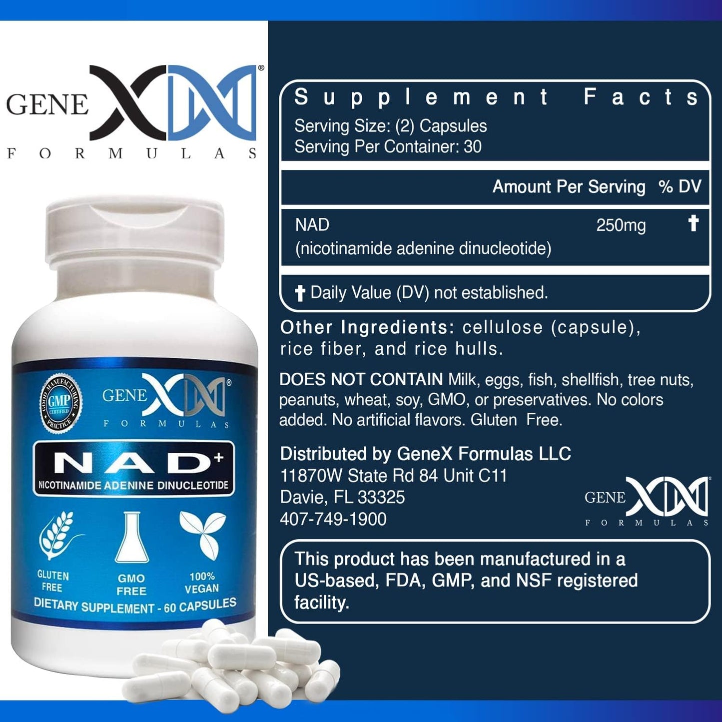 genex-formulas-nad-250mg-capsules---60-servings-nicotinamide-adenine-dinucleotide-supplement-2