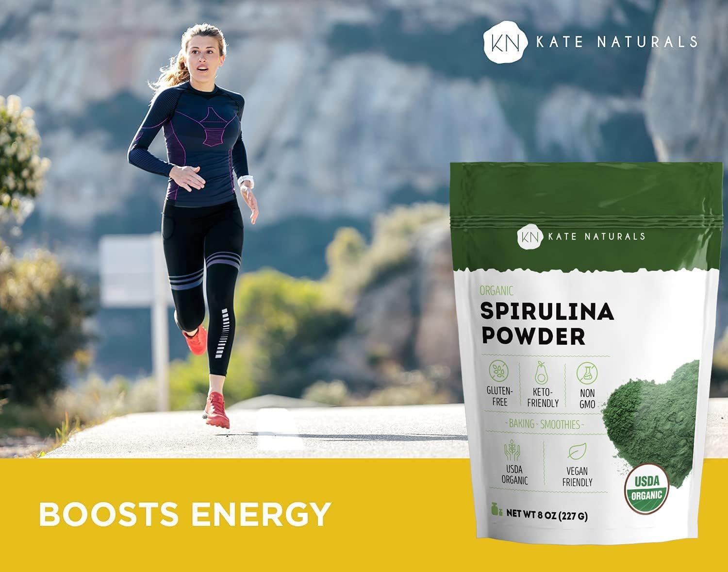 usda-certified-organic-spirulina-powder---immune-support-antioxidants---nutrient-dense-superfood-supplement---8-oz---non-gmo-gluten-free---by-kate-naturals-6