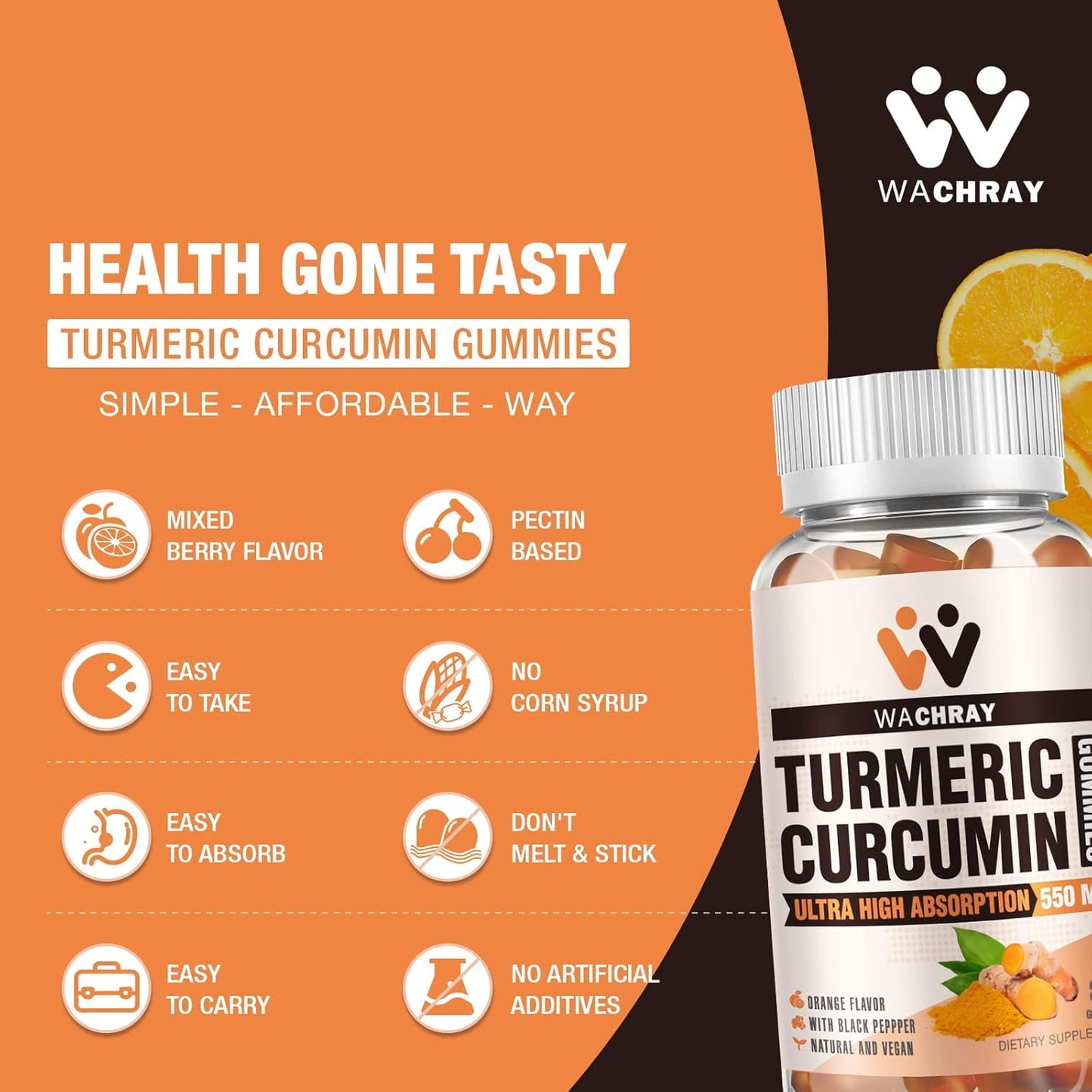 2-pack-turmeric-curcumin-gummies-with-ginger-black-pepper-extract---pain-inflammation-support-for-joints-weight---vegan-organic-tumeric-gummy-supplements-for-adults-kids-7