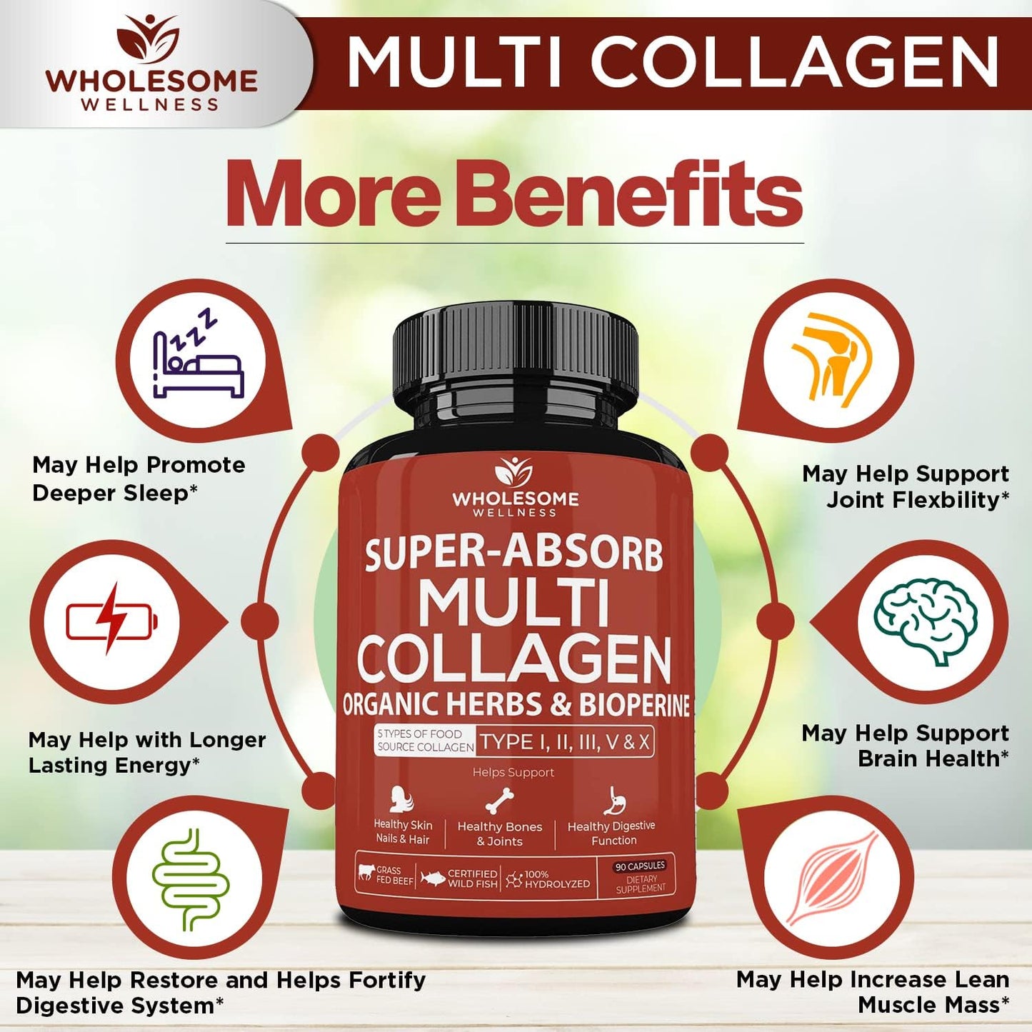 organic-multi-collagen-pills-with-whole-food-multivitamin-for-women---natural-blend-of-collagen-types-i-ii-iii-v-x-herbs-minerals-and-bioperine-4