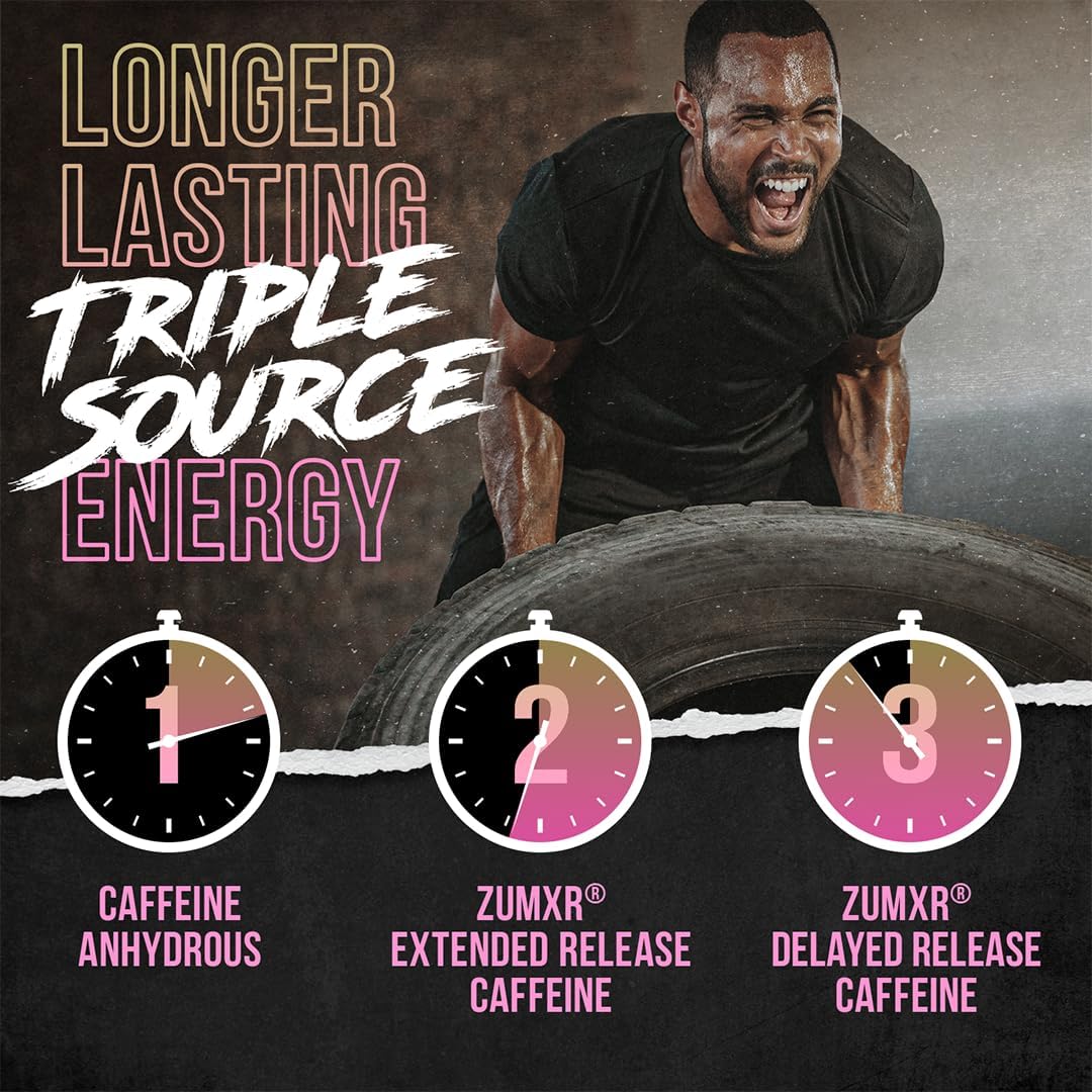 High-Performance Pre Workout Supplement with Creatine, Beta Alanine, L-Citrulline, and Caffeine for Energy Boost - 30 Servings, King Lemonade Flavor - Espot.com.au