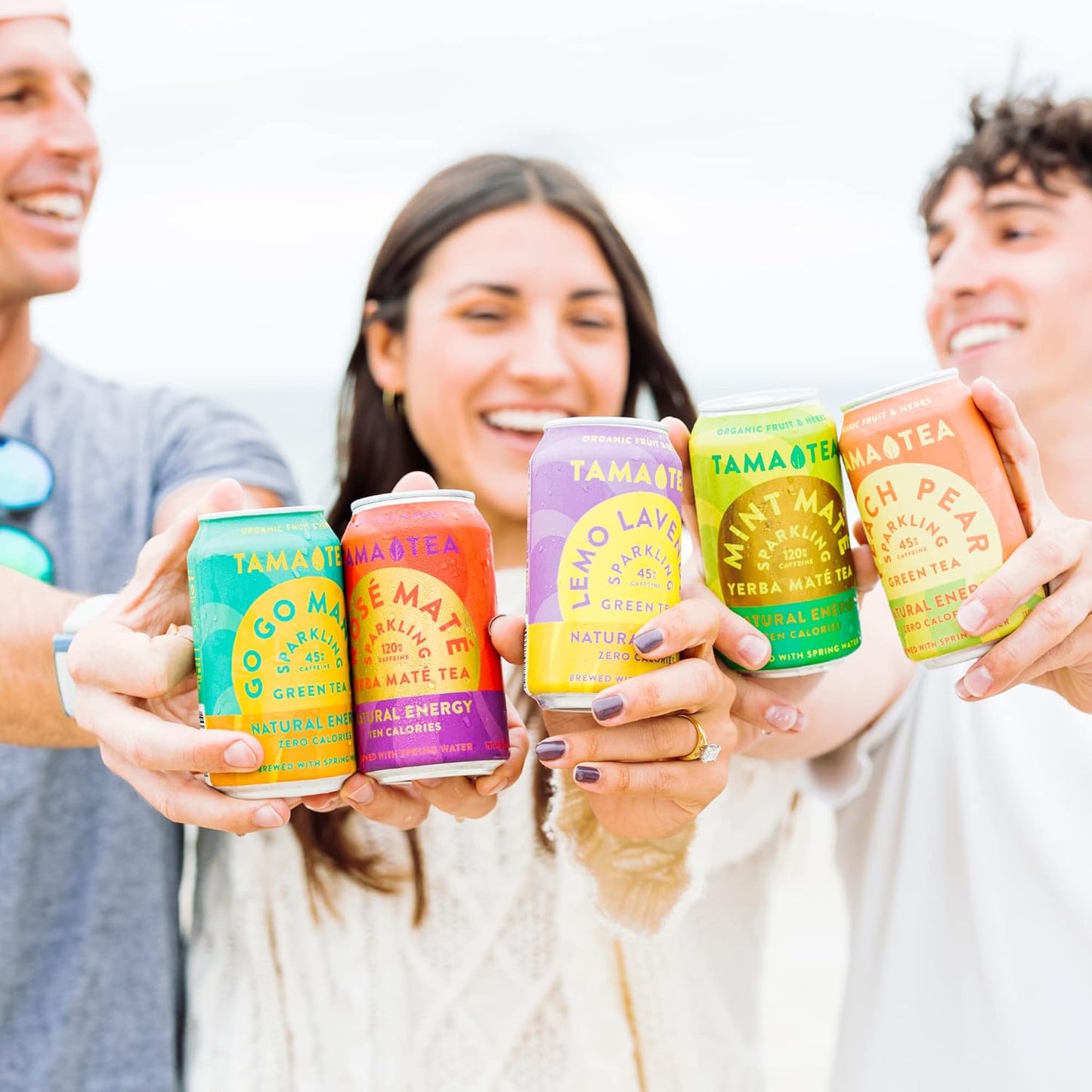 tama-tea-sparkling-peach-pear-green-tea---real-fruit-herb-infused-beverage-zero-sugar-calories-non-gmo-high-in-antioxidants---12-oz-pack-of-12-6