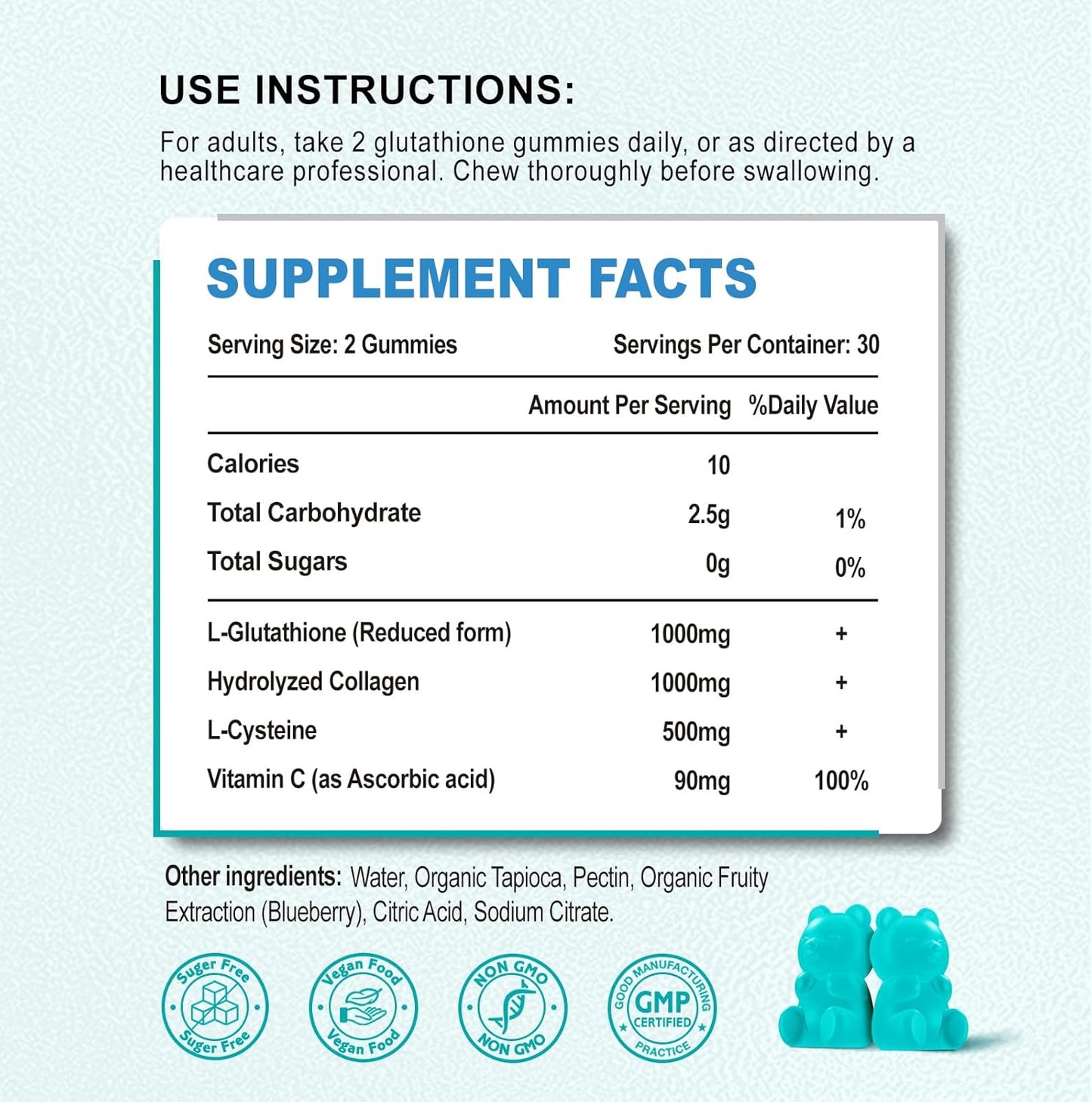vegan-glutathione-collagen-gummies-with-vitamin-c---blueberry-flavor-60-count---anti-aging-supplement-for-hair-skin-nails-muscles-joints-2