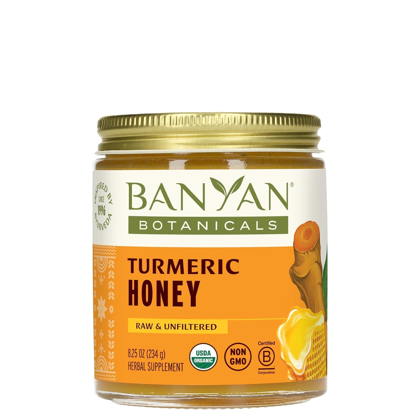 organic-turmeric-and-ginger-infused-honey---superfood-herbal-honey-for-adults-and-kids---825-oz---raw-unfiltered-sustainably-sourced-honey-1