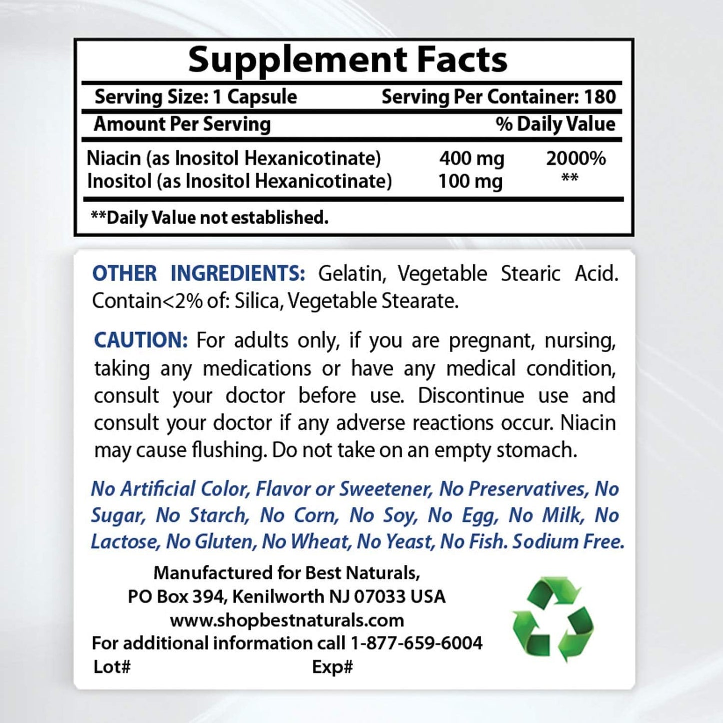 premium-flush-free-niacin-inositol-hexanicotinate-500-mg---180-capsules---high-quality-natural-supplement-2