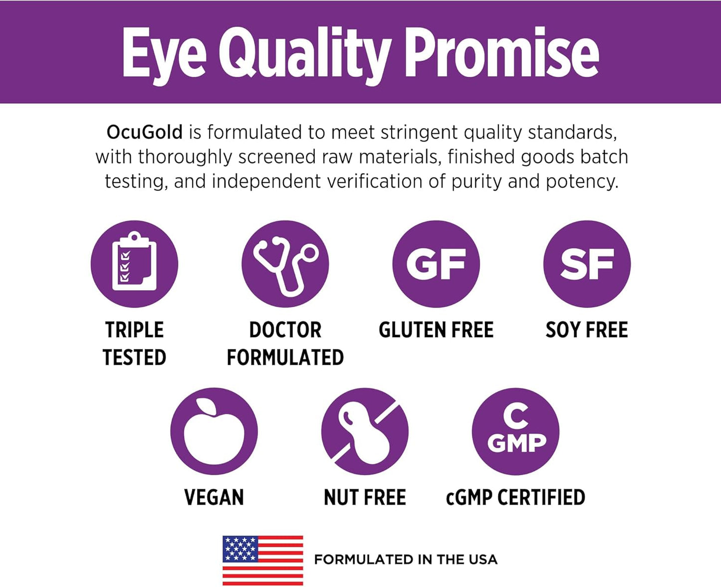 Clinical-Grade OcuGold Supplement for Macula & Retina Health - 30 Vegan Capsules - with Lutein and Zeaxanthin for Eye Strain and Visual Performance - Espot.com.au