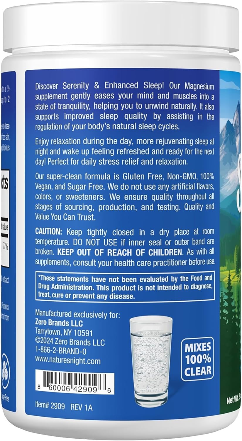 serenity-magnesium-drink-mix-powder---natures-perfect-night-formula-for-relaxation-sleep-heart-health---vegan-non-gmo-gluten-free-sugar-free---15-oz-3