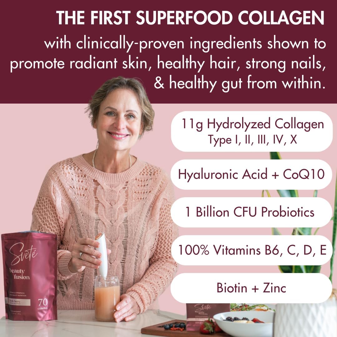 svete-hydrolyzed-collagen-powder-for-women-with-hyaluronic-acid-biotin-vitamin-c-and-probiotics---keto-protein-superfood-in-berry-flavor-7-packets-2