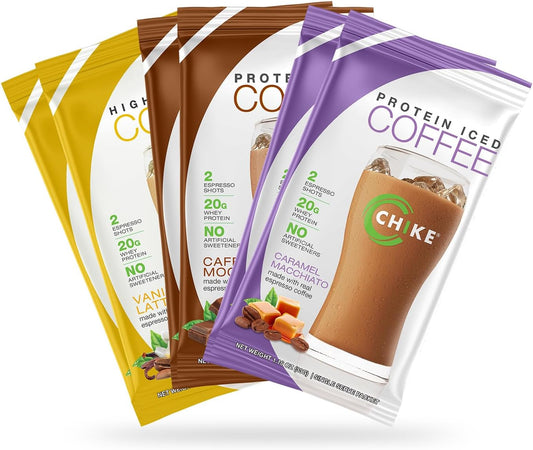 chike-high-protein-iced-coffee-sampler-pack---6-single-serve-packets-20g-protein-2-shots-espresso-non-gmo-keto-gluten-free-1