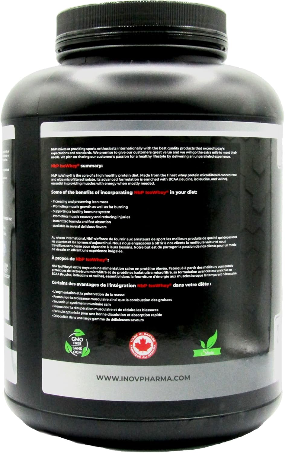 sunshine-biopharma-isowhey-protein-powder-5lbs-227kg---ultra-filtered-whey-protein-for-lean-muscle-mass-growth-and-maintenance-3