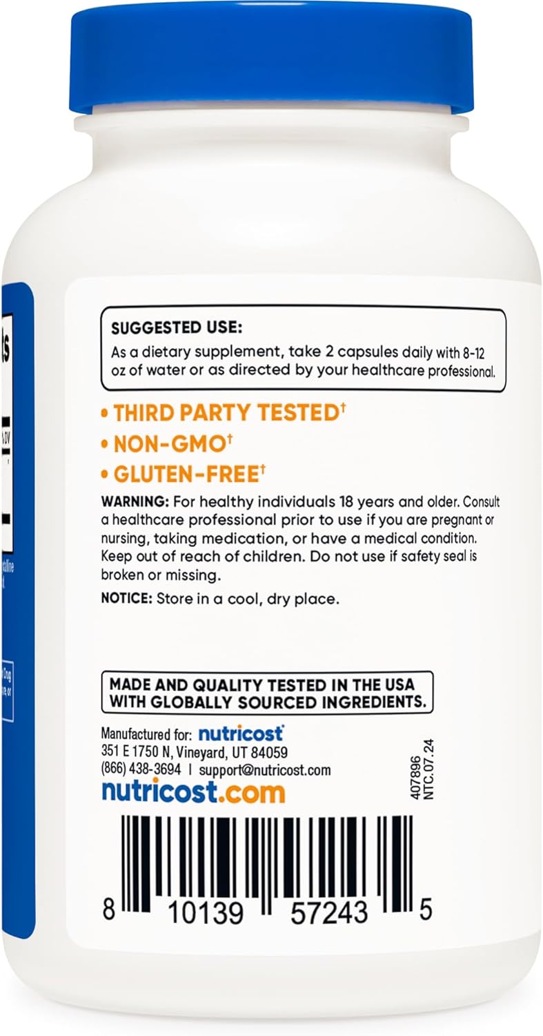 Nutricost Horse Chestnut Extract Capsules - 700mg Per Serving (180 Capsules, 90 Servings) - Non-GMO, Vegan Supplement - Espot.com.au