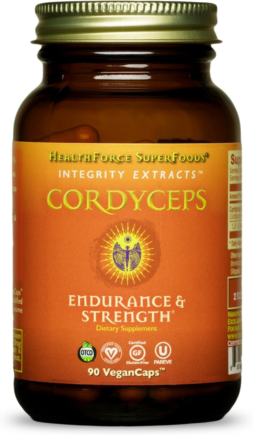 Vegan Cordyceps Extract Capsules - 90 Capsules by HealthForce SuperFoods - Espot.com.au