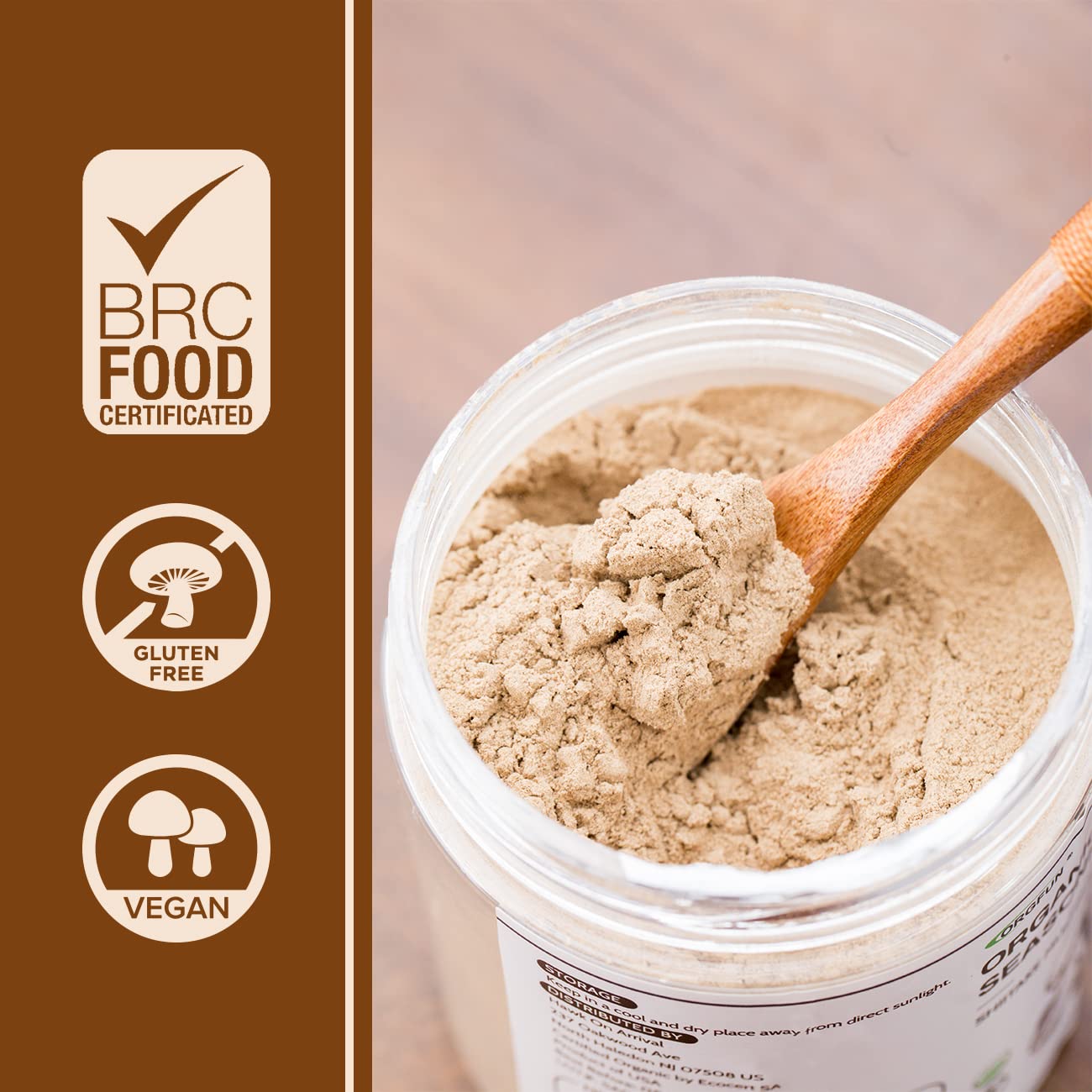 Organic Umami Seasoning with Shiitake Mushroom Powder for Cooking - 5.3 Oz - Espot.com.au