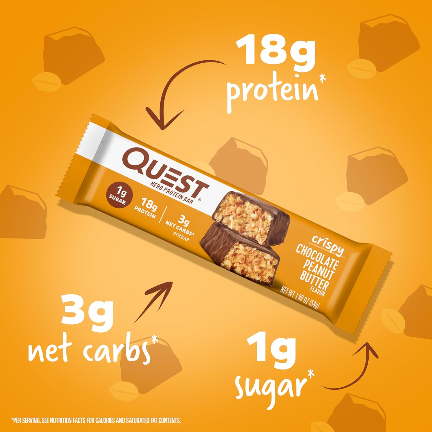 quest-nutrition-crispy-chocolate-peanut-butter-hero-protein-bar---18g-protein-low-sugar-gluten-free-keto-friendly---4-count-pack-2