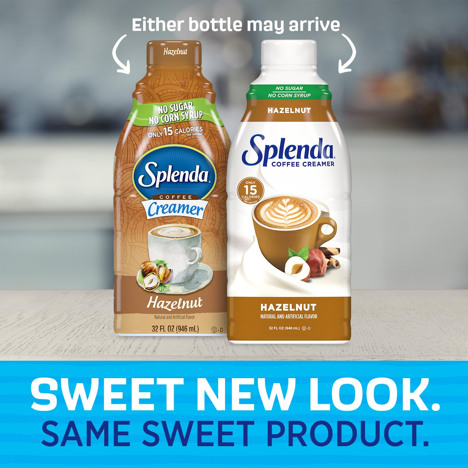 6-Pack SPLENDA Sugar-Free Hazelnut Coffee Creamer - 32 Fl Oz Bottles - Espot.com.au