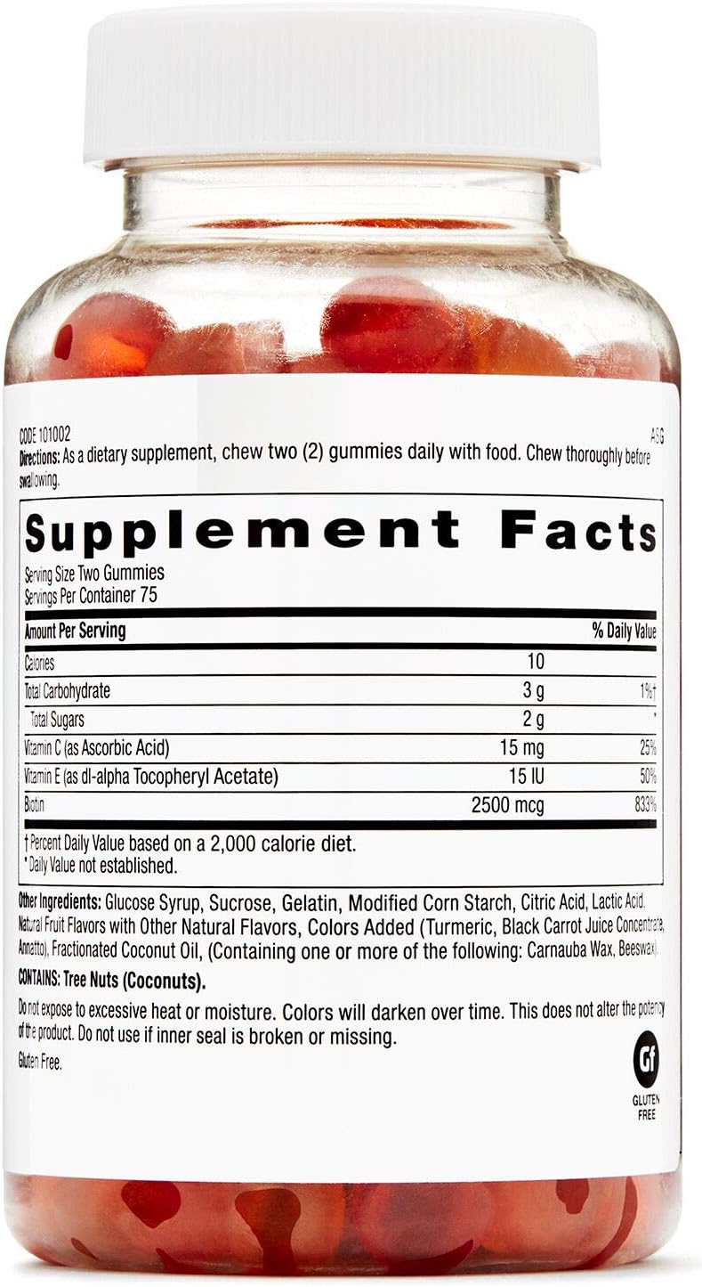 tropical-fruit-gnc-womens-hair-skin-nails-gummy---150-gummies-with-biotin-for-strong-healthy-hair-skin-nails-2