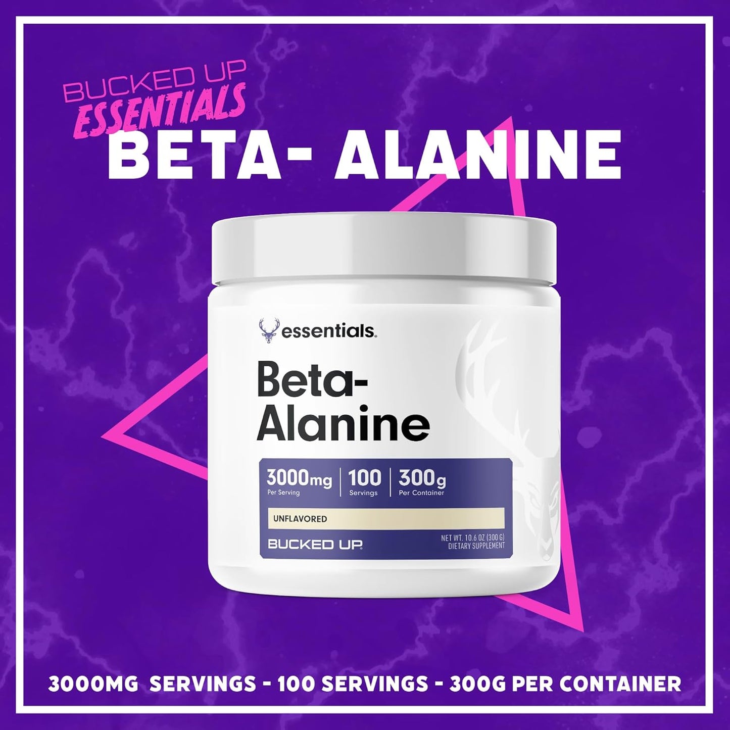 high-quality-bucked-up-beta-alanine-powder---300mg-non-gmo-gluten-free-unflavored---100-servings-7